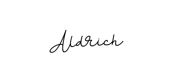 Make a beautiful signature design for name Aldrich. With this signature (BallpointsItalic-DORy9) style, you can create a handwritten signature for free. Aldrich signature style 11 images and pictures png