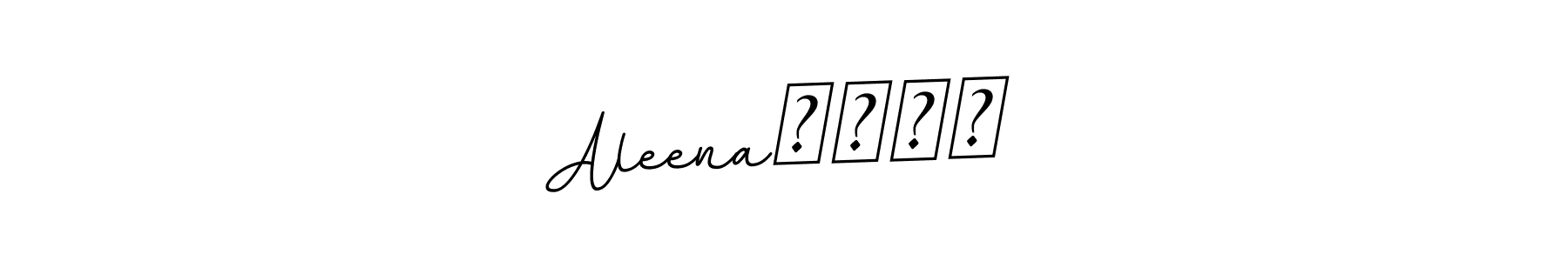 Use a signature maker to create a handwritten signature online. With this signature software, you can design (BallpointsItalic-DORy9) your own signature for name Aleena❤️❤️. Aleena❤️❤️ signature style 11 images and pictures png