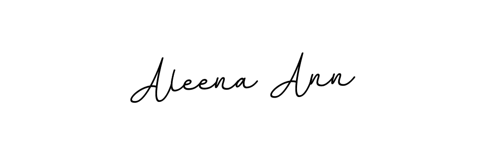 Create a beautiful signature design for name Aleena Ann. With this signature (BallpointsItalic-DORy9) fonts, you can make a handwritten signature for free. Aleena Ann signature style 11 images and pictures png