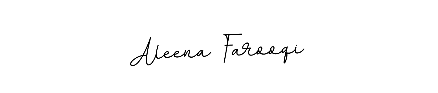 Aleena Farooqi stylish signature style. Best Handwritten Sign (BallpointsItalic-DORy9) for my name. Handwritten Signature Collection Ideas for my name Aleena Farooqi. Aleena Farooqi signature style 11 images and pictures png