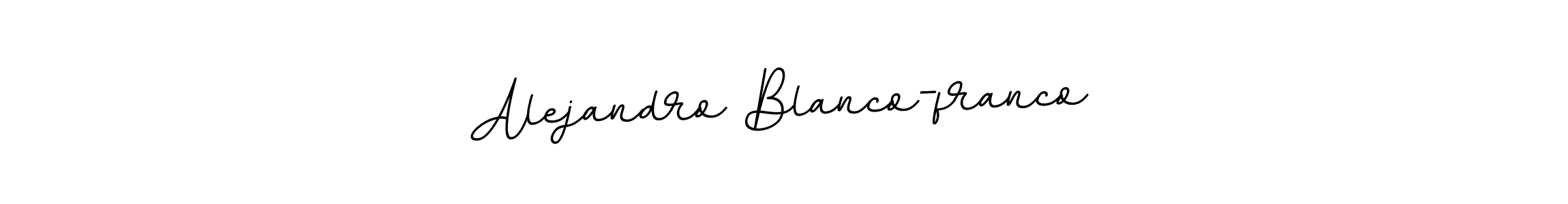 This is the best signature style for the Alejandro Blanco-franco name. Also you like these signature font (BallpointsItalic-DORy9). Mix name signature. Alejandro Blanco-franco signature style 11 images and pictures png