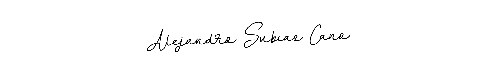 Use a signature maker to create a handwritten signature online. With this signature software, you can design (BallpointsItalic-DORy9) your own signature for name Alejandro Subias Cano. Alejandro Subias Cano signature style 11 images and pictures png
