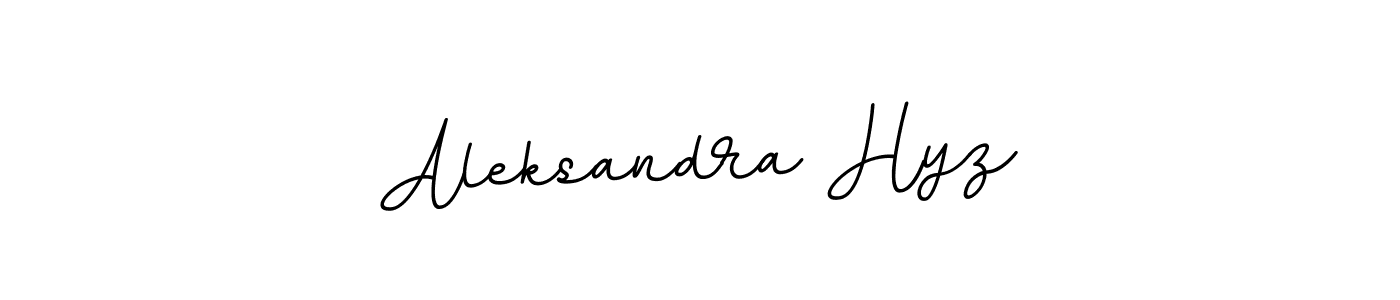 Use a signature maker to create a handwritten signature online. With this signature software, you can design (BallpointsItalic-DORy9) your own signature for name Aleksandra Hyz. Aleksandra Hyz signature style 11 images and pictures png