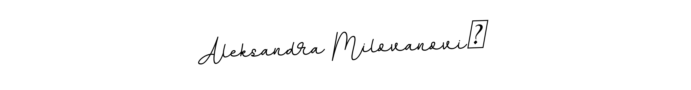Once you've used our free online signature maker to create your best signature BallpointsItalic-DORy9 style, it's time to enjoy all of the benefits that Aleksandra Milovanović name signing documents. Aleksandra Milovanović signature style 11 images and pictures png