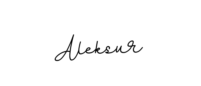 Aleksur stylish signature style. Best Handwritten Sign (BallpointsItalic-DORy9) for my name. Handwritten Signature Collection Ideas for my name Aleksur. Aleksur signature style 11 images and pictures png