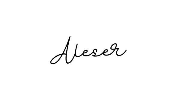 Design your own signature with our free online signature maker. With this signature software, you can create a handwritten (BallpointsItalic-DORy9) signature for name Aleser. Aleser signature style 11 images and pictures png