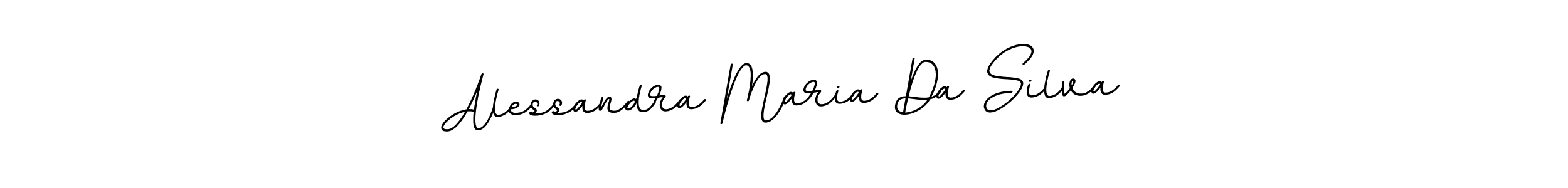 How to make Alessandra Maria Da Silva name signature. Use BallpointsItalic-DORy9 style for creating short signs online. This is the latest handwritten sign. Alessandra Maria Da Silva signature style 11 images and pictures png