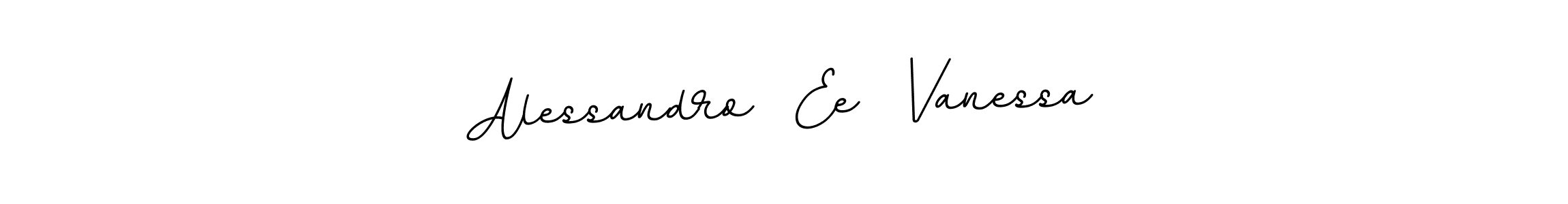 Make a beautiful signature design for name Alessandro  Ee  Vanessa. With this signature (BallpointsItalic-DORy9) style, you can create a handwritten signature for free. Alessandro  Ee  Vanessa signature style 11 images and pictures png