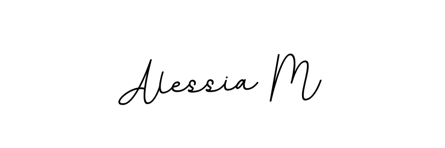 if you are searching for the best signature style for your name Alessia M. so please give up your signature search. here we have designed multiple signature styles  using BallpointsItalic-DORy9. Alessia M signature style 11 images and pictures png