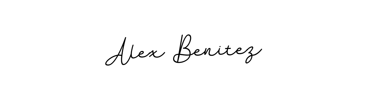 The best way (BallpointsItalic-DORy9) to make a short signature is to pick only two or three words in your name. The name Alex Benitez include a total of six letters. For converting this name. Alex Benitez signature style 11 images and pictures png