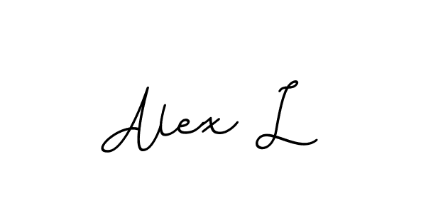 You should practise on your own different ways (BallpointsItalic-DORy9) to write your name (Alex L) in signature. don't let someone else do it for you. Alex L signature style 11 images and pictures png