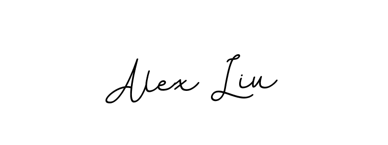 Design your own signature with our free online signature maker. With this signature software, you can create a handwritten (BallpointsItalic-DORy9) signature for name Alex Liu. Alex Liu signature style 11 images and pictures png