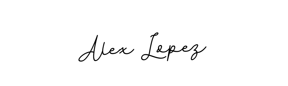 Use a signature maker to create a handwritten signature online. With this signature software, you can design (BallpointsItalic-DORy9) your own signature for name Alex Lopez. Alex Lopez signature style 11 images and pictures png