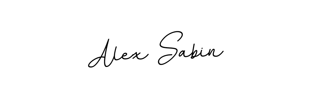 Use a signature maker to create a handwritten signature online. With this signature software, you can design (BallpointsItalic-DORy9) your own signature for name Alex Sabin. Alex Sabin signature style 11 images and pictures png