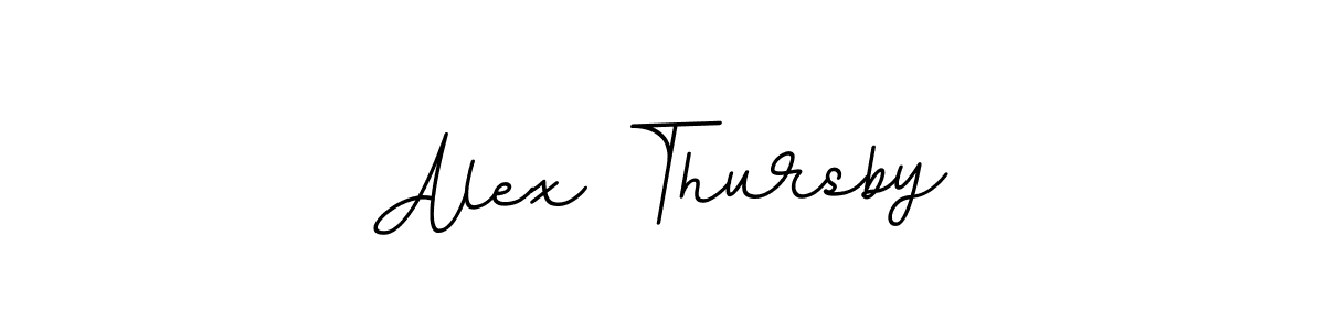 Alex Thursby stylish signature style. Best Handwritten Sign (BallpointsItalic-DORy9) for my name. Handwritten Signature Collection Ideas for my name Alex Thursby. Alex Thursby signature style 11 images and pictures png