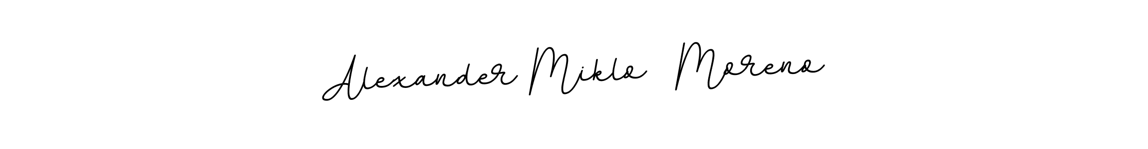 Check out images of Autograph of Alexander Miklo  Moreno name. Actor Alexander Miklo  Moreno Signature Style. BallpointsItalic-DORy9 is a professional sign style online. Alexander Miklo  Moreno signature style 11 images and pictures png