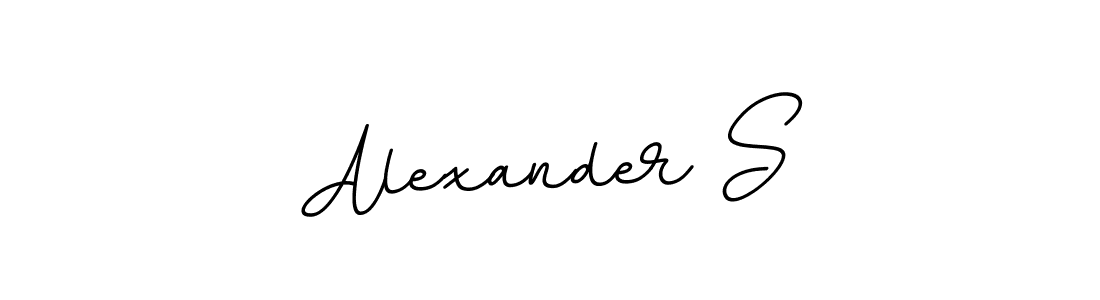 if you are searching for the best signature style for your name Alexander S. so please give up your signature search. here we have designed multiple signature styles  using BallpointsItalic-DORy9. Alexander S signature style 11 images and pictures png