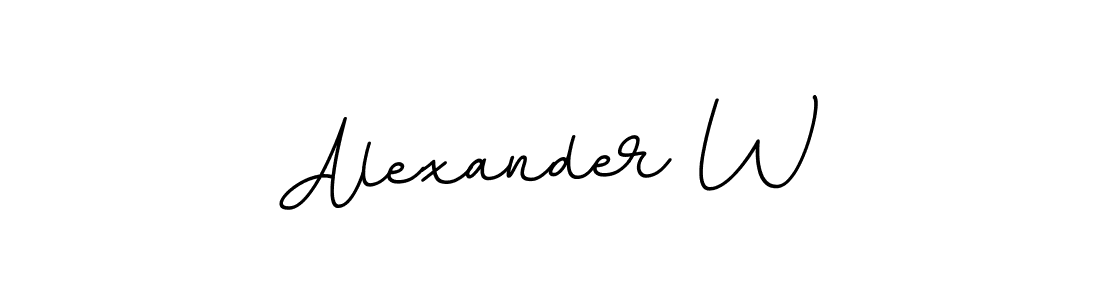 Also You can easily find your signature by using the search form. We will create Alexander W name handwritten signature images for you free of cost using BallpointsItalic-DORy9 sign style. Alexander W signature style 11 images and pictures png