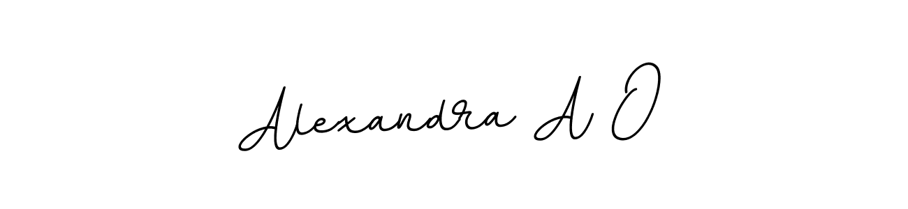 You should practise on your own different ways (BallpointsItalic-DORy9) to write your name (Alexandra A O) in signature. don't let someone else do it for you. Alexandra A O signature style 11 images and pictures png