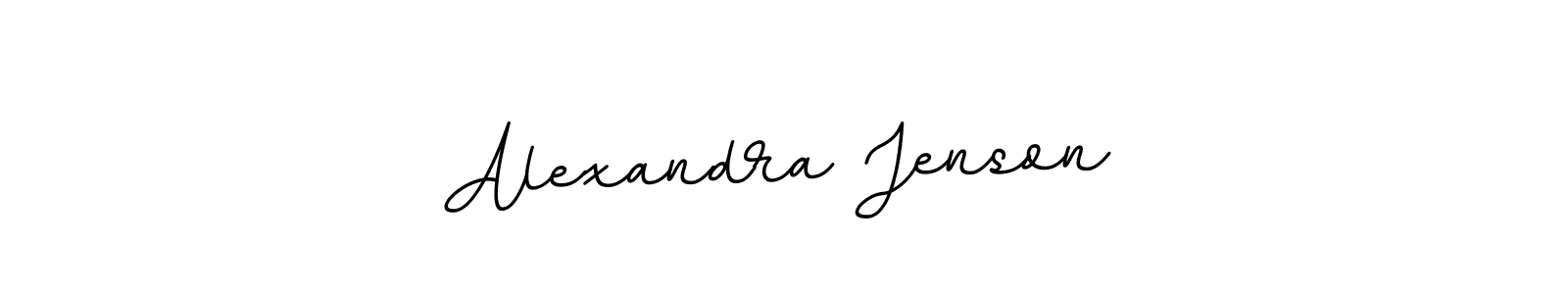 How to make Alexandra Jenson name signature. Use BallpointsItalic-DORy9 style for creating short signs online. This is the latest handwritten sign. Alexandra Jenson signature style 11 images and pictures png