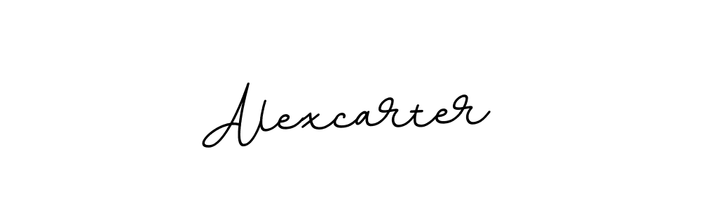 How to make Alexcarter name signature. Use BallpointsItalic-DORy9 style for creating short signs online. This is the latest handwritten sign. Alexcarter signature style 11 images and pictures png