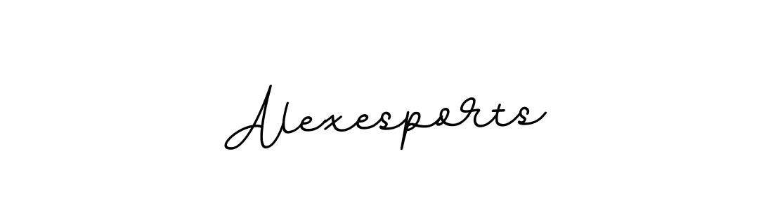 You should practise on your own different ways (BallpointsItalic-DORy9) to write your name (Alexesports) in signature. don't let someone else do it for you. Alexesports signature style 11 images and pictures png