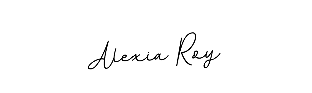 Use a signature maker to create a handwritten signature online. With this signature software, you can design (BallpointsItalic-DORy9) your own signature for name Alexia Roy. Alexia Roy signature style 11 images and pictures png