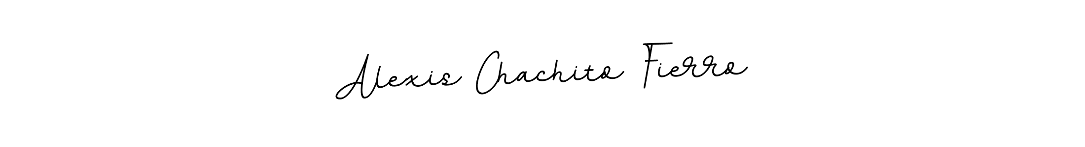 You should practise on your own different ways (BallpointsItalic-DORy9) to write your name (Alexis Chachito Fierro) in signature. don't let someone else do it for you. Alexis Chachito Fierro signature style 11 images and pictures png