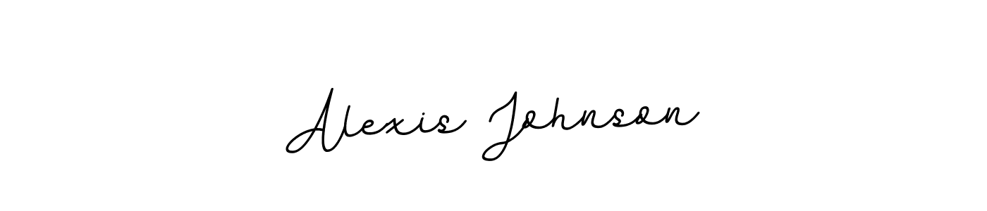 Alexis Johnson stylish signature style. Best Handwritten Sign (BallpointsItalic-DORy9) for my name. Handwritten Signature Collection Ideas for my name Alexis Johnson. Alexis Johnson signature style 11 images and pictures png