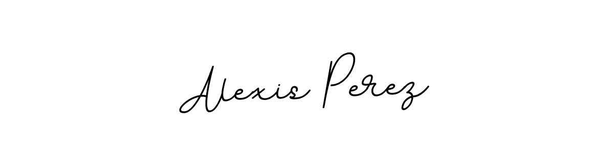 Design your own signature with our free online signature maker. With this signature software, you can create a handwritten (BallpointsItalic-DORy9) signature for name Alexis Perez. Alexis Perez signature style 11 images and pictures png