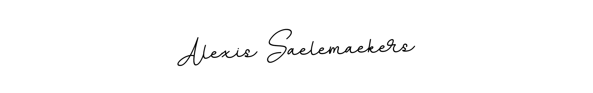 Make a beautiful signature design for name Alexis Saelemaekers. With this signature (BallpointsItalic-DORy9) style, you can create a handwritten signature for free. Alexis Saelemaekers signature style 11 images and pictures png