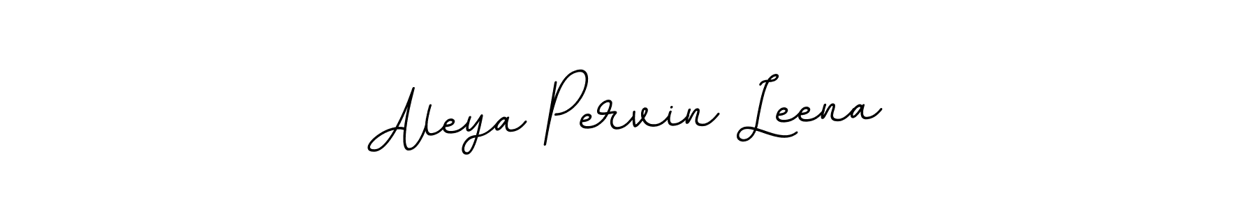 Create a beautiful signature design for name Aleya Pervin Leena. With this signature (BallpointsItalic-DORy9) fonts, you can make a handwritten signature for free. Aleya Pervin Leena signature style 11 images and pictures png