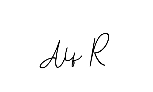 Make a beautiful signature design for name Alf R. With this signature (BallpointsItalic-DORy9) style, you can create a handwritten signature for free. Alf R signature style 11 images and pictures png