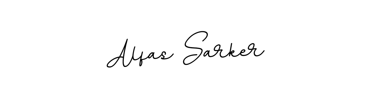 The best way (BallpointsItalic-DORy9) to make a short signature is to pick only two or three words in your name. The name Alfas Sarker include a total of six letters. For converting this name. Alfas Sarker signature style 11 images and pictures png