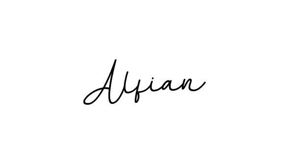 How to make Alfian signature? BallpointsItalic-DORy9 is a professional autograph style. Create handwritten signature for Alfian name. Alfian signature style 11 images and pictures png