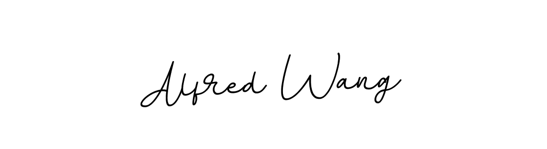 Create a beautiful signature design for name Alfred Wang. With this signature (BallpointsItalic-DORy9) fonts, you can make a handwritten signature for free. Alfred Wang signature style 11 images and pictures png
