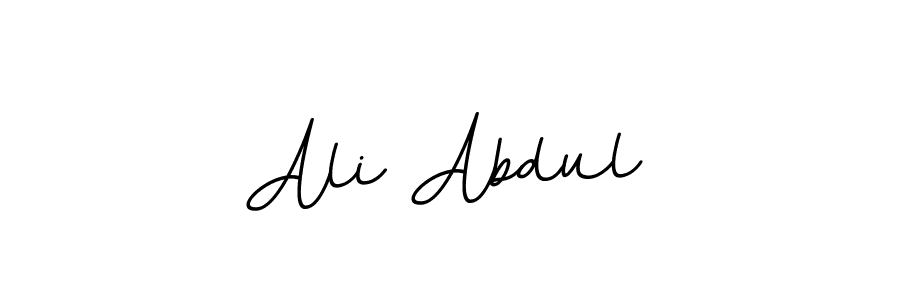 Create a beautiful signature design for name Ali Abdul. With this signature (BallpointsItalic-DORy9) fonts, you can make a handwritten signature for free. Ali Abdul signature style 11 images and pictures png