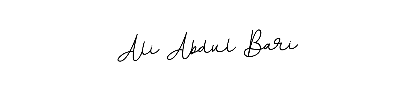 Create a beautiful signature design for name Ali Abdul Bari. With this signature (BallpointsItalic-DORy9) fonts, you can make a handwritten signature for free. Ali Abdul Bari signature style 11 images and pictures png