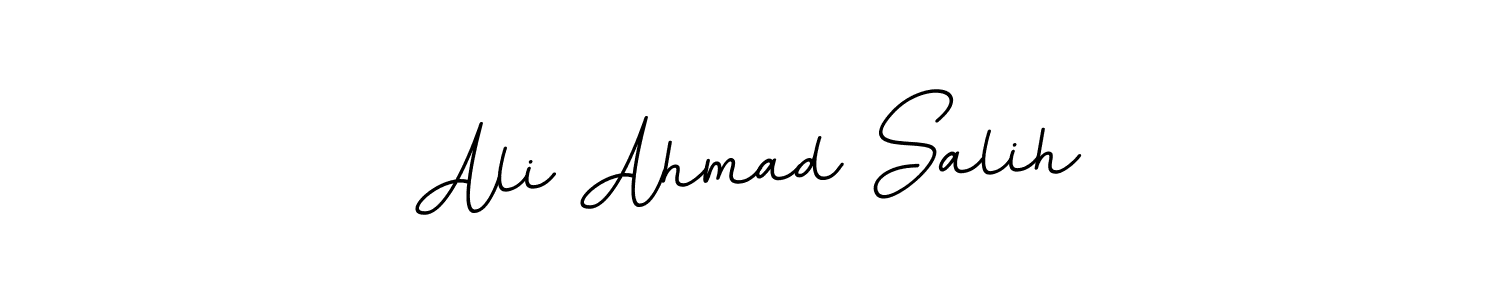 How to make Ali Ahmad Salih name signature. Use BallpointsItalic-DORy9 style for creating short signs online. This is the latest handwritten sign. Ali Ahmad Salih signature style 11 images and pictures png