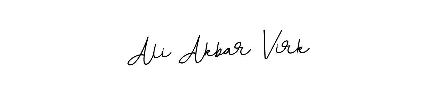 Make a beautiful signature design for name Ali Akbar Virk. With this signature (BallpointsItalic-DORy9) style, you can create a handwritten signature for free. Ali Akbar Virk signature style 11 images and pictures png