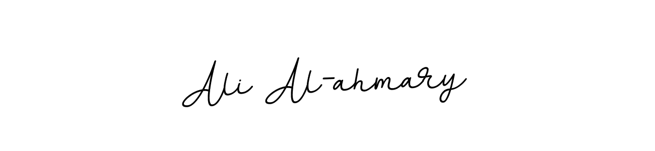 You should practise on your own different ways (BallpointsItalic-DORy9) to write your name (Ali Al-ahmary) in signature. don't let someone else do it for you. Ali Al-ahmary signature style 11 images and pictures png