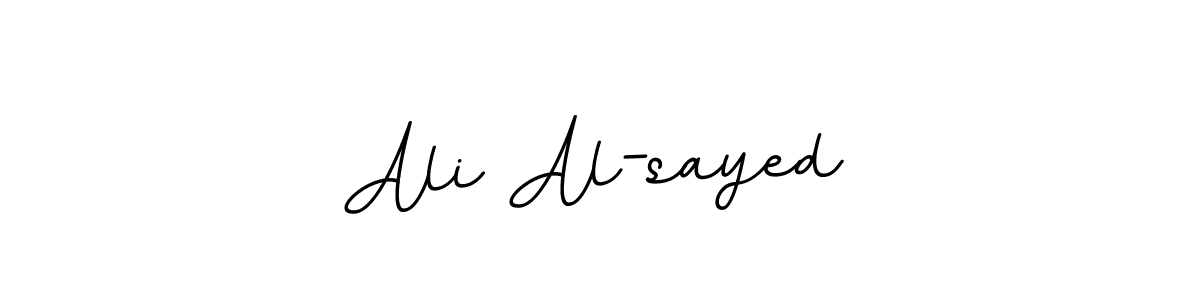 Make a beautiful signature design for name Ali Al-sayed. With this signature (BallpointsItalic-DORy9) style, you can create a handwritten signature for free. Ali Al-sayed signature style 11 images and pictures png