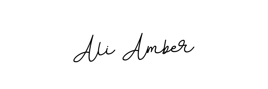 Use a signature maker to create a handwritten signature online. With this signature software, you can design (BallpointsItalic-DORy9) your own signature for name Ali Amber. Ali Amber signature style 11 images and pictures png