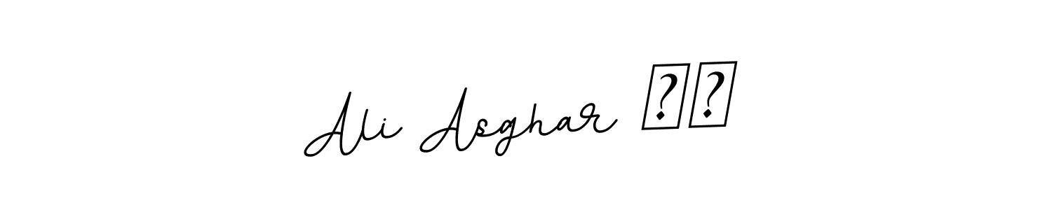 Design your own signature with our free online signature maker. With this signature software, you can create a handwritten (BallpointsItalic-DORy9) signature for name Ali Asghar جٹ. Ali Asghar جٹ signature style 11 images and pictures png