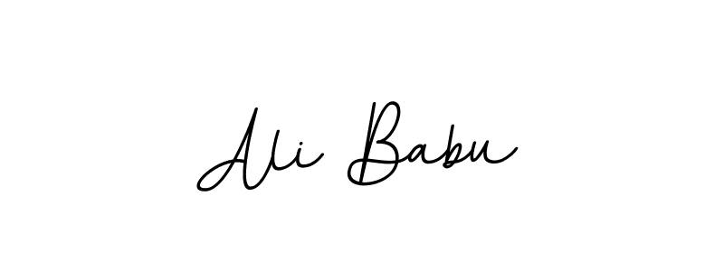 Create a beautiful signature design for name Ali Babu. With this signature (BallpointsItalic-DORy9) fonts, you can make a handwritten signature for free. Ali Babu signature style 11 images and pictures png