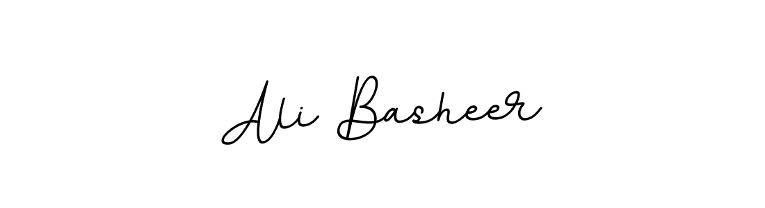 How to make Ali Basheer name signature. Use BallpointsItalic-DORy9 style for creating short signs online. This is the latest handwritten sign. Ali Basheer signature style 11 images and pictures png