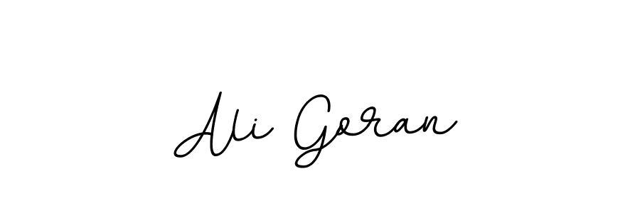 Design your own signature with our free online signature maker. With this signature software, you can create a handwritten (BallpointsItalic-DORy9) signature for name Ali Goran. Ali Goran signature style 11 images and pictures png
