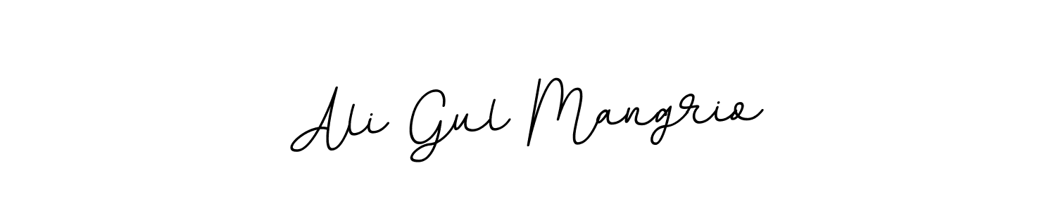 This is the best signature style for the Ali Gul Mangrio name. Also you like these signature font (BallpointsItalic-DORy9). Mix name signature. Ali Gul Mangrio signature style 11 images and pictures png