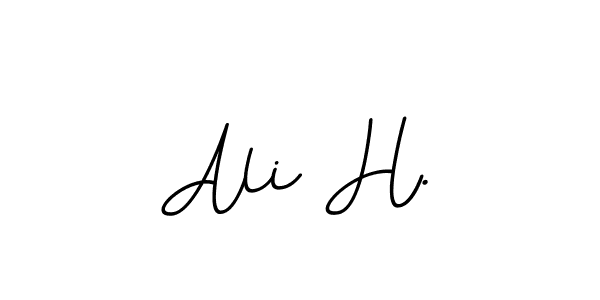 Also You can easily find your signature by using the search form. We will create Ali H. name handwritten signature images for you free of cost using BallpointsItalic-DORy9 sign style. Ali H. signature style 11 images and pictures png