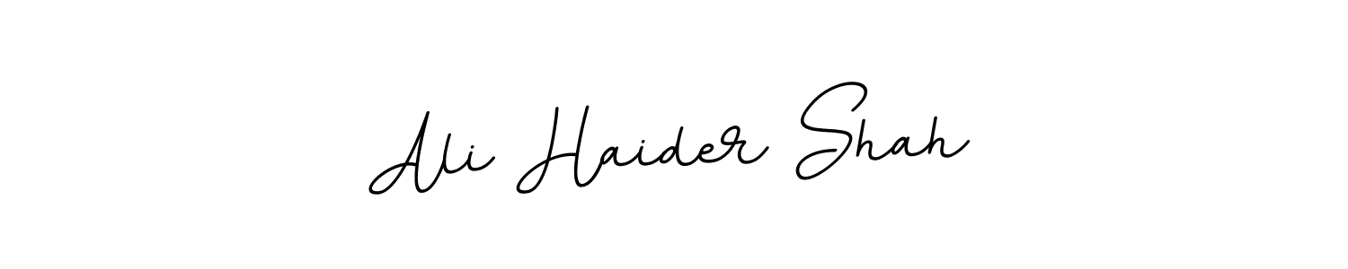 You should practise on your own different ways (BallpointsItalic-DORy9) to write your name (Ali Haider Shah) in signature. don't let someone else do it for you. Ali Haider Shah signature style 11 images and pictures png